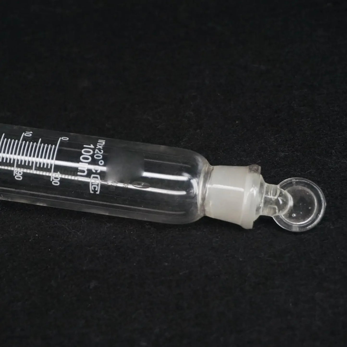 100ml 100cc Glass Measuring Cylinder With Plug Stopper Graduated Lab Laboratory - KiwisLove