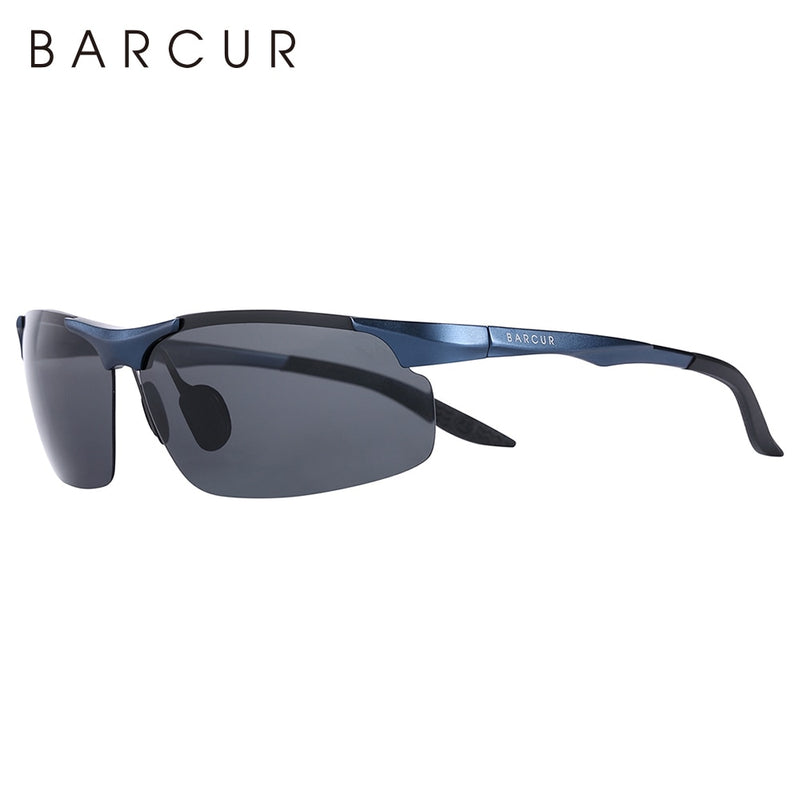 BARCUR Aluminium Magnesium Frame Brand Designer Sunglasses Frame Men Photochromic Rectangle Ultralight Eye Sport Eyewear - KiwisLove