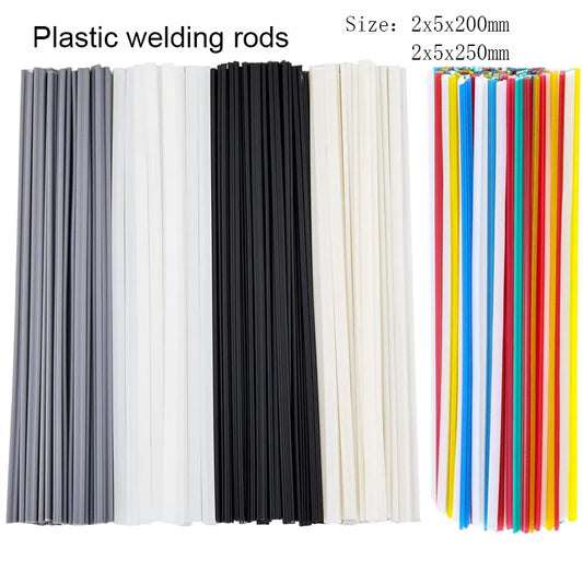 25/50PCS Plastic welding rods ABS/PP/PVC/PE Welding Sticks 5x2mm for Plastic Welder guns Bumper Repair Welding Supplies ﻿