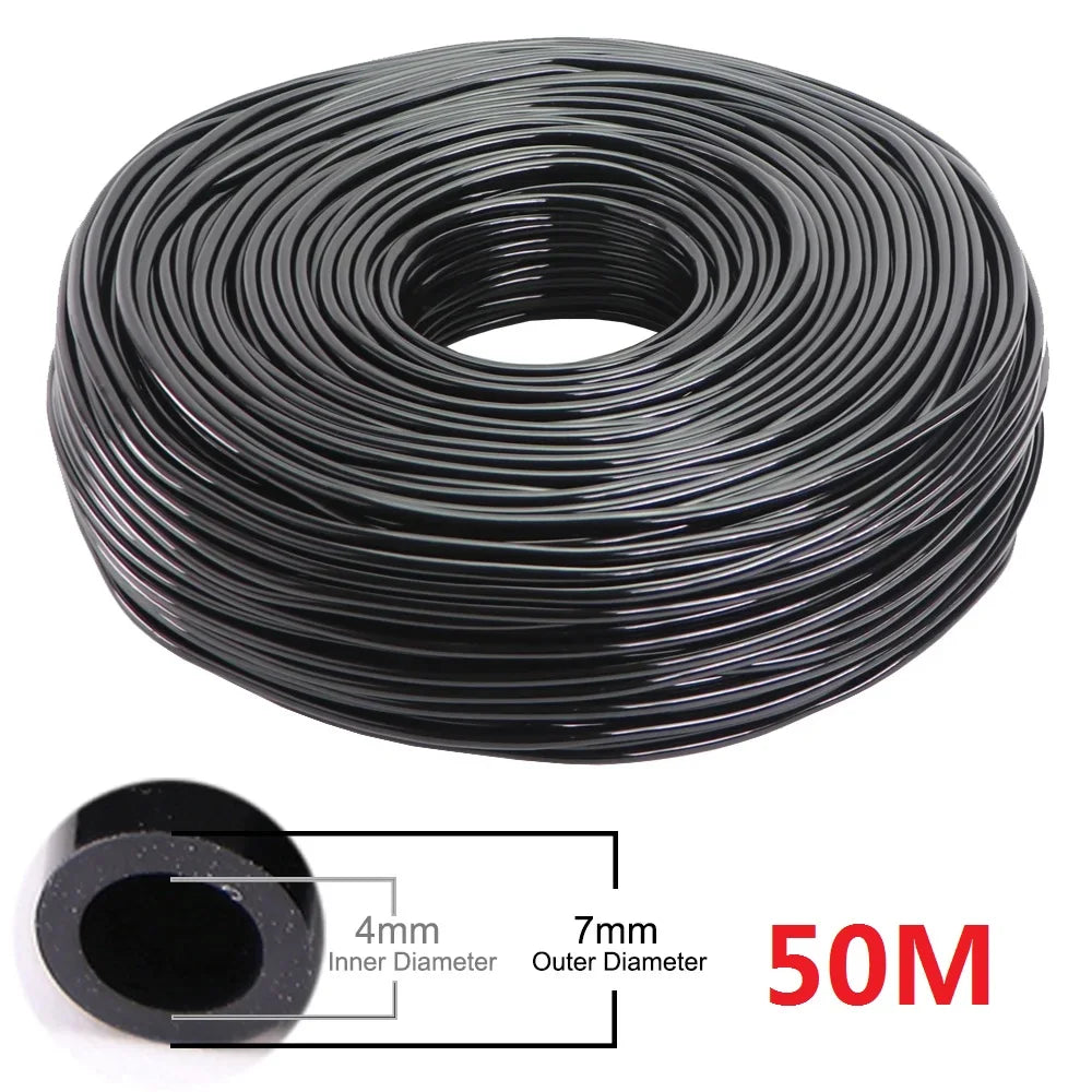 5-50M Garden Drip Irrigation System Automatic Watering Water Hose Micro Drip Watering Kits with Adjustable 8 Holes Drippers