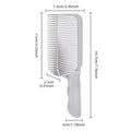1pcs Hair Combs Blending Fades Comb Men Styling Arc Flat Comb Supplies Utility  Positioning Get A Haircut Styling Tools