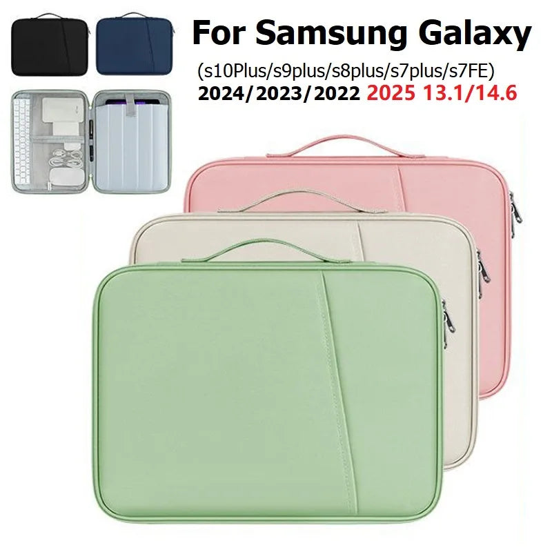 Tablet Sleeve Bag for Samsung Galaxy Tab S11/S11 Ultra S10 Plus S9 FE 12.4 S9 S10 FE 13.1 S9/S8/S7Plus S10 ultra 14.6'' A9 Plus
