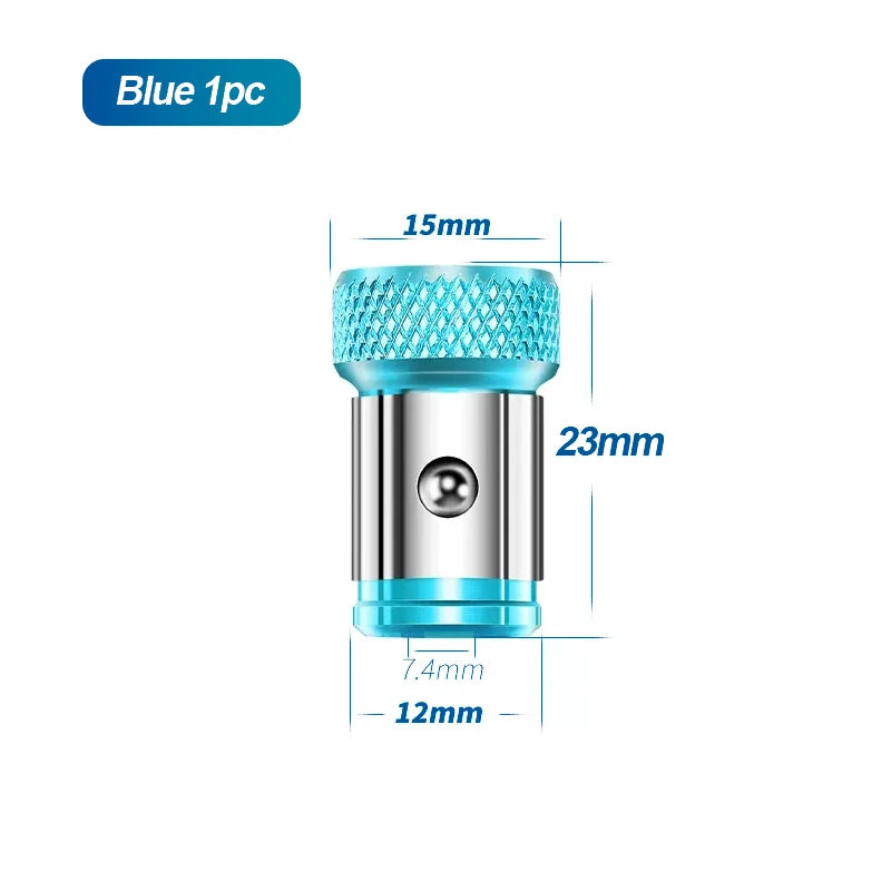 Magnetic Screw Ring Metal Bit Strong Magnetizer Ring Screw Magnetic Holders for 1/4 Inch/ 6.35 mm Screwdriver Powerful Bits - KiwisLove