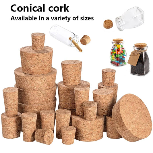 5-50pcs cork stoppers Wine Cork Bottle Stoppers Tapered Cork Stoppers for Bottle Bar Tools Kitchen Accessories