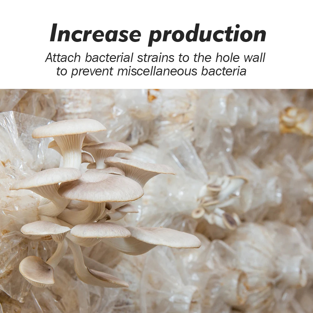 Greenhouses Reusable Inoculation Sticks for Mushroom Plastic Convex Edge Mushroom Punch Pole Cultivation Tools Edible Fungi Inoc