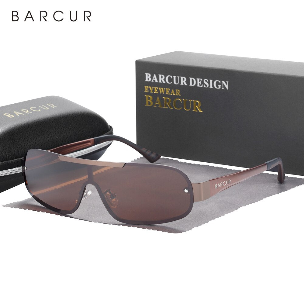 BARCUR Sports Sunglasses for Men Driving Narrow Polarized Sun Glass Women Gafas De Sol Shades - KiwisLove