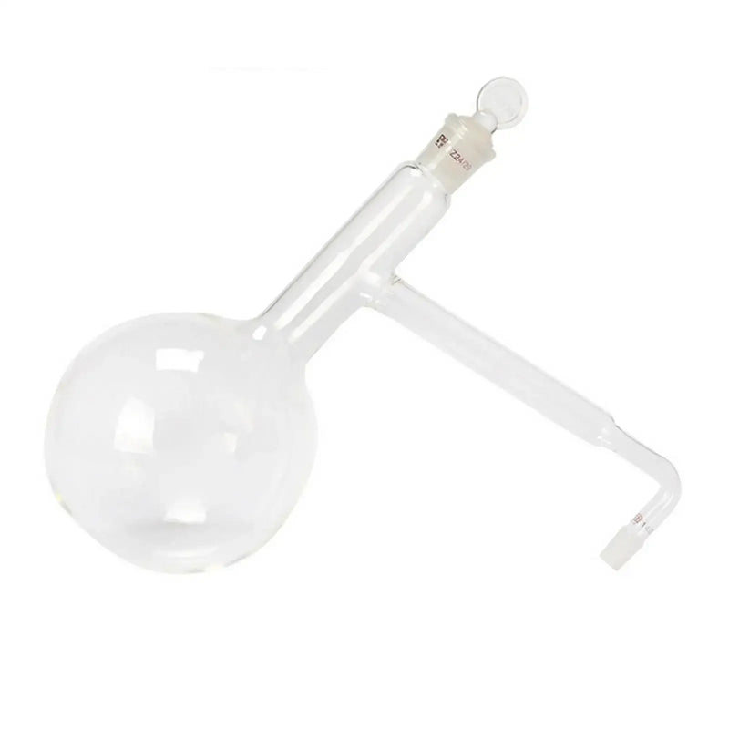 250ml 500ml 1000ml Lab Distilling Apparatus Round Bottom Flask with Coil Glass Condenser - KiwisLove