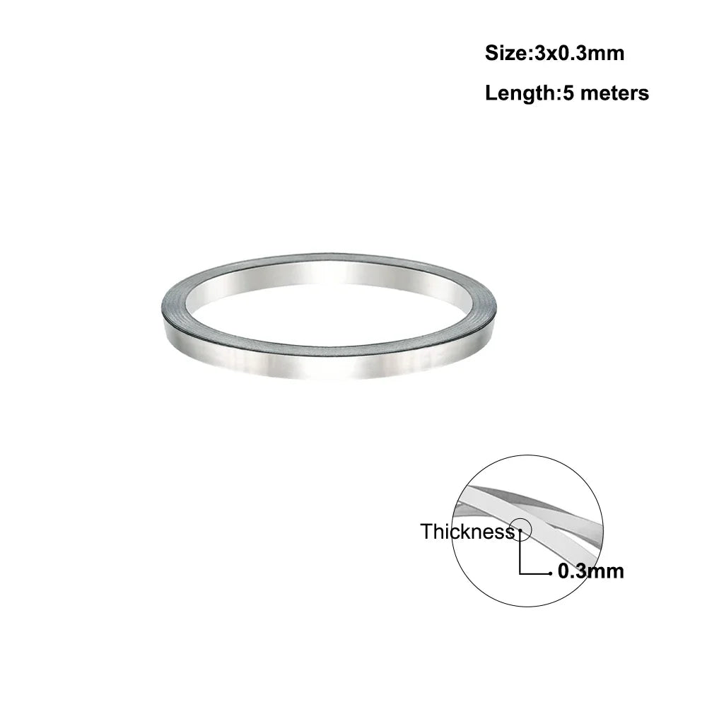 5m Nichrome Flat Heater Wire For Heating Elements Strip Accessories of Vacuum Sealing Packaging Machine Heating Sealer Parts