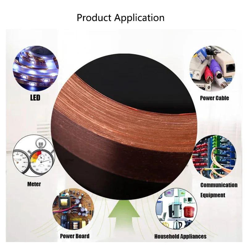1pcs Copper plate roll 0.01-1mm thick x7mm-300mm wide Copper Foil plate 99.9% Pure Copper Cu Metal Sheet Foil Length:100-1000mm