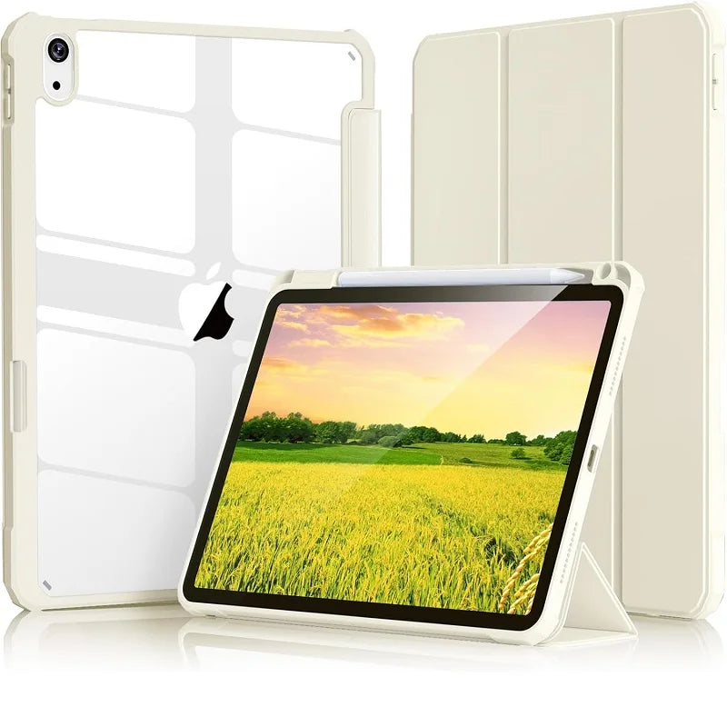 For iPad 10th Generation Case A16 2025 iPad Air5 Air4 10.9 Air 11 M2 M3 2024 Pro11 M4 M2 7 8 9 10.2 10.5 Case With Pencil holder