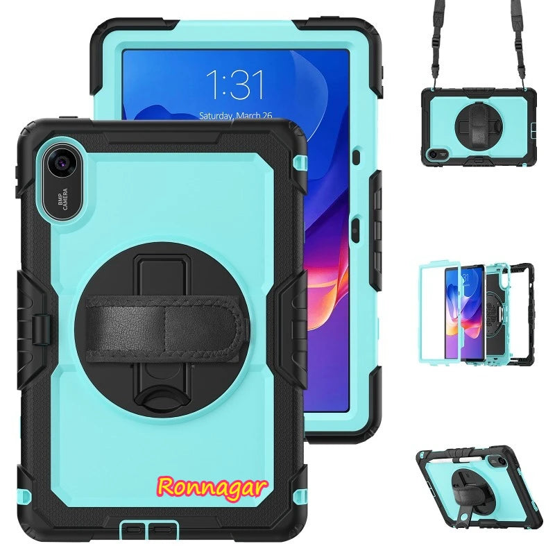 Heavy Duty Rugged Cover for Xiaomi Redmi Pad 2 11inch 2025 Shoulder Strap Built-in Screen Protector for Redmi Pad 2 11'' Tablet