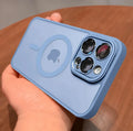 Magnetic Luxury Wireless Charge For Magsafe Case for iPhone 16 15 14 13 12 11 Pro Max Matte Translucent Armor Shockproof Cover - KiwisLove