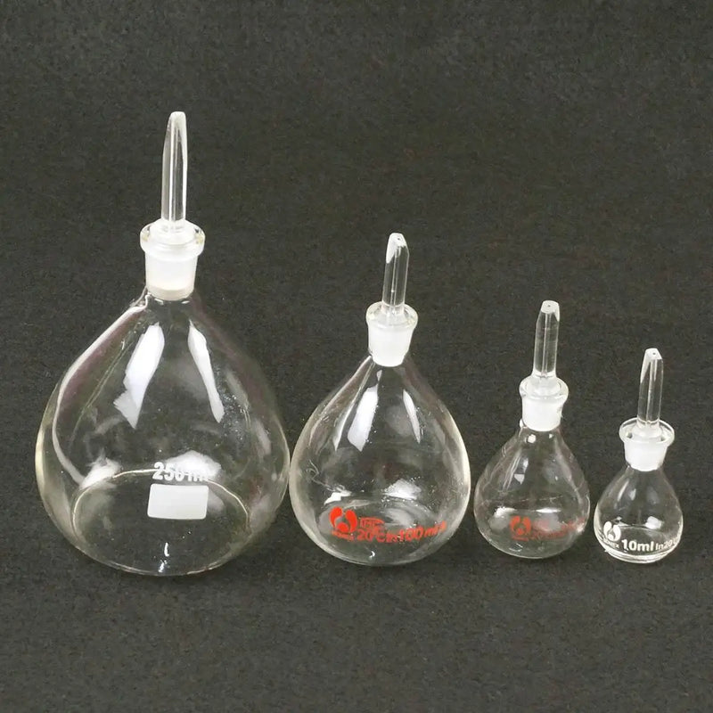 Capacity 250ml/500ml/1000ml Borosilicate Glass Specific Gravity Bottle Pycnometer Class A Science Lab - KiwisLove