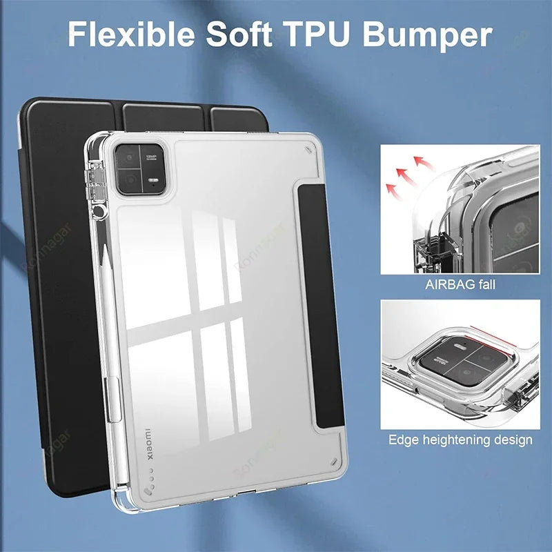 For Xiaomi Mi Pad 7 Case 2024 Xiaomi Pad 7 Pro 11.2'' Magnet Tablet Stand Cover For Xiaomi MiPad 6 11" Redmi Pad SE 8.7 11 Inch