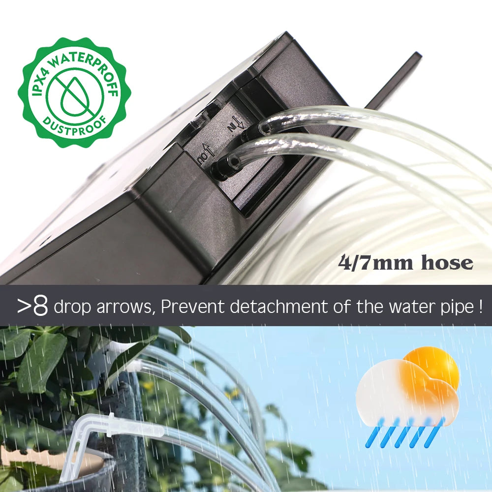 The New Wireless Smart Drip Irrigation System Remote Control Outdoor Watering is available for Garden Plants Watering. Irrigatio
