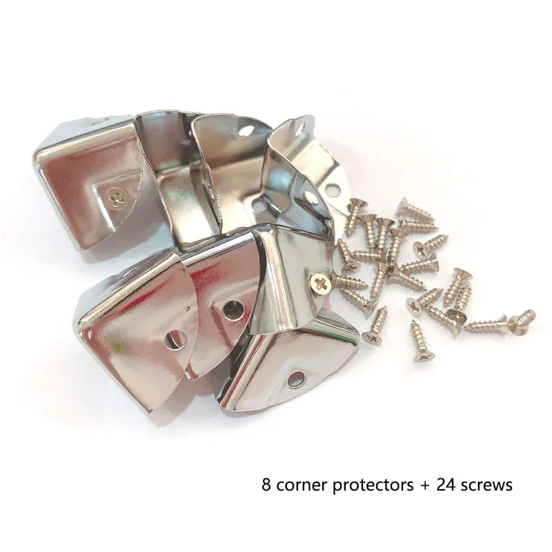 4-8pcs Antique Metal Wooden Wine Box Corner Iron Protection Case Edge Guard Gift Box Packaging Corner Cover