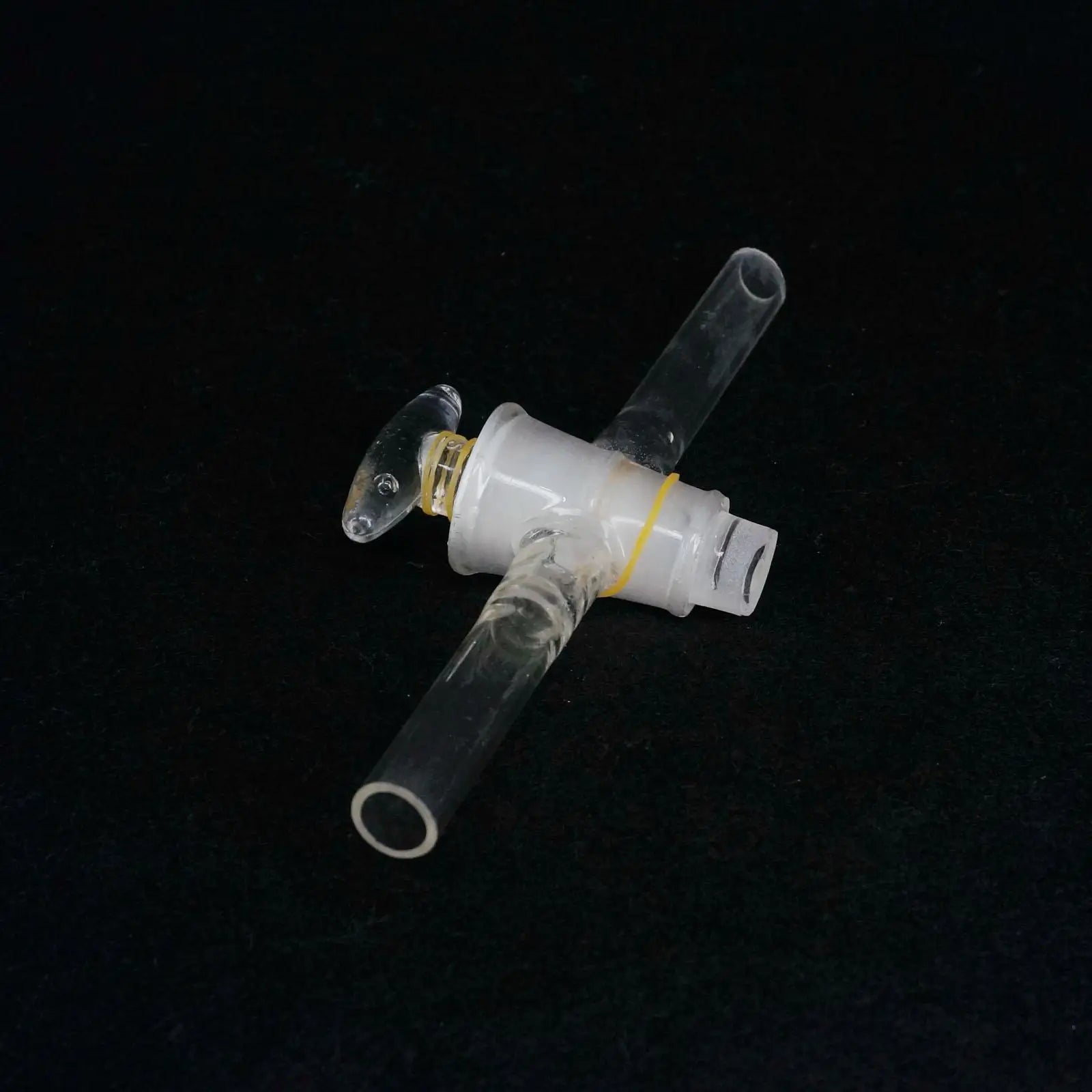 2mm 3mm 4mm 5mm 6mm Bore Borosilicate Glass High Vacuum Stopcock Straight Hollow Plug - KiwisLove