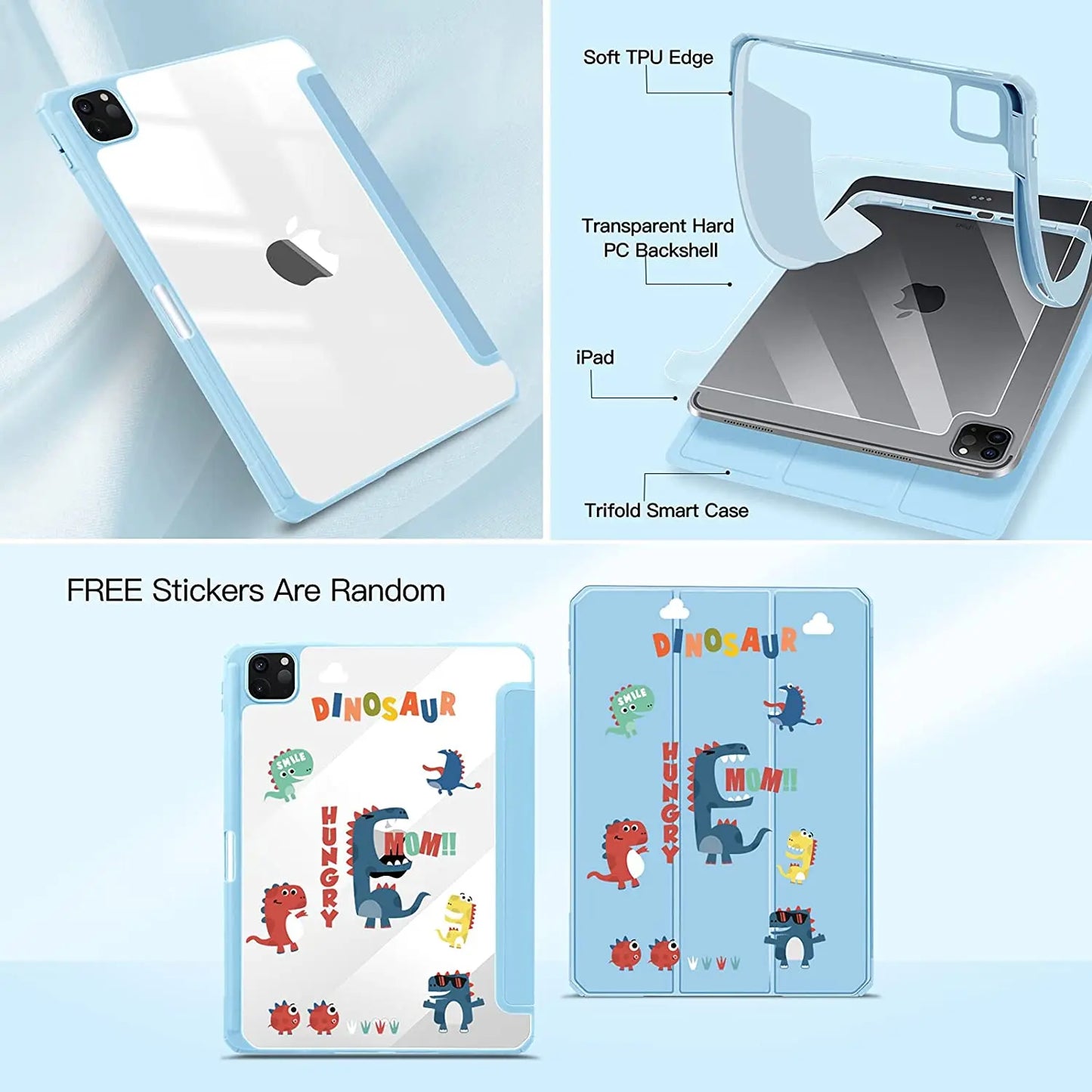 For iPad Case 10.2 9th 8th 7th 10 10th Generation Pro 11 13 2024 12.9 2022 Cover Pencil Holder Funda For iPad Air 5 4 10.9 Cases - KiwisLove