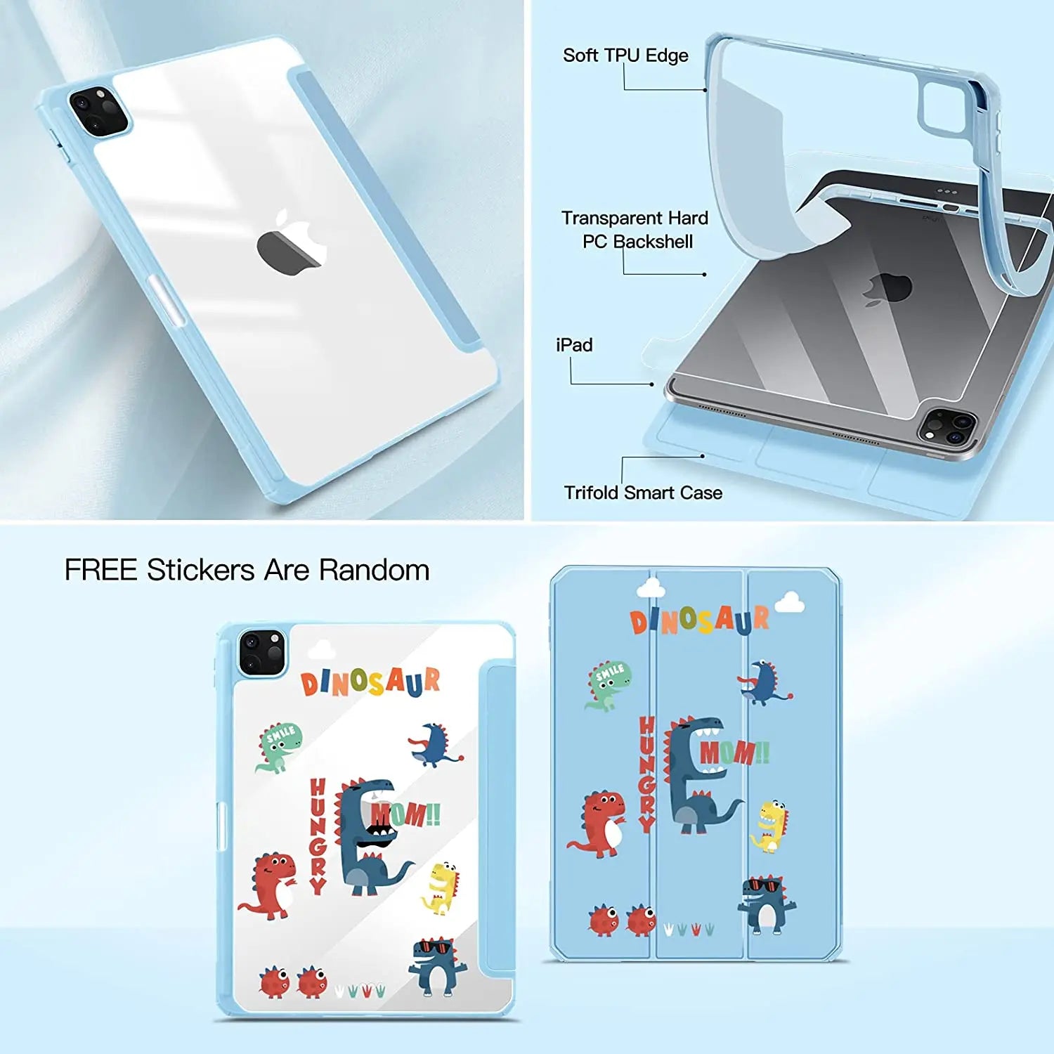 For iPad Case 10.2 9th 8th 7th 10 10th Generation Pro 11 13 2024 12.9 2022 Cover Pencil Holder Funda For iPad Air 5 4 10.9 Cases - KiwisLove