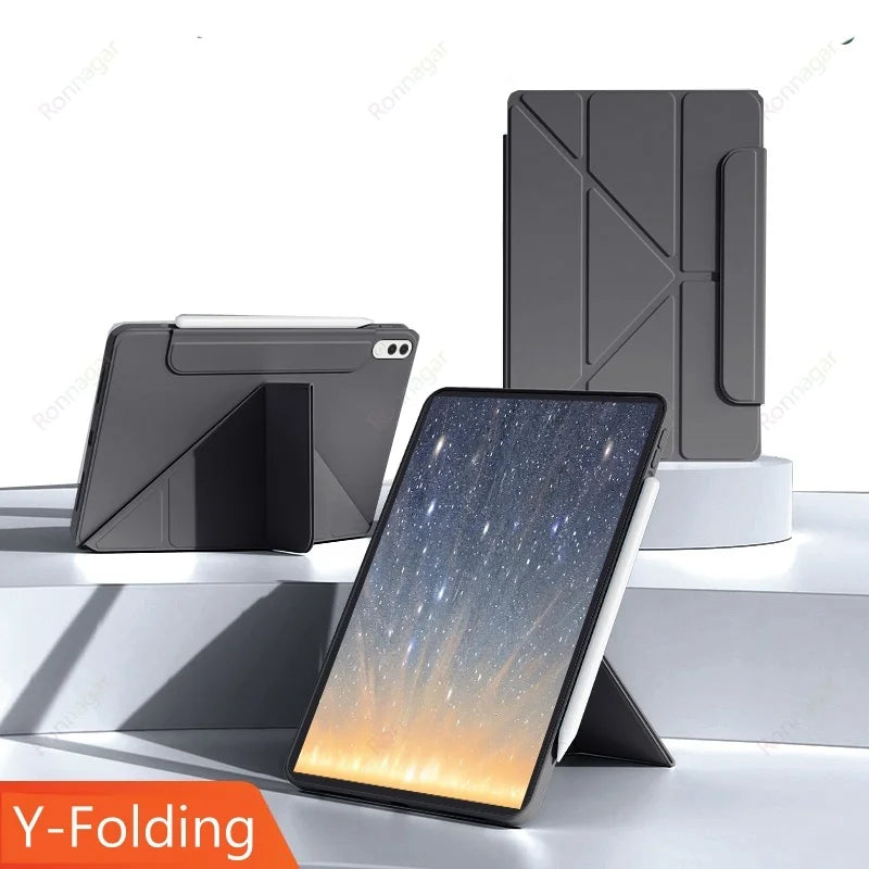 Y-Folding Case For Lenovo Xiaoxin Pad Pro GT 11.1inch 2025 PU Leaher Flip Funda for Xiaoxin Pad Pro GT 11.1'' TB710FU Stand Case