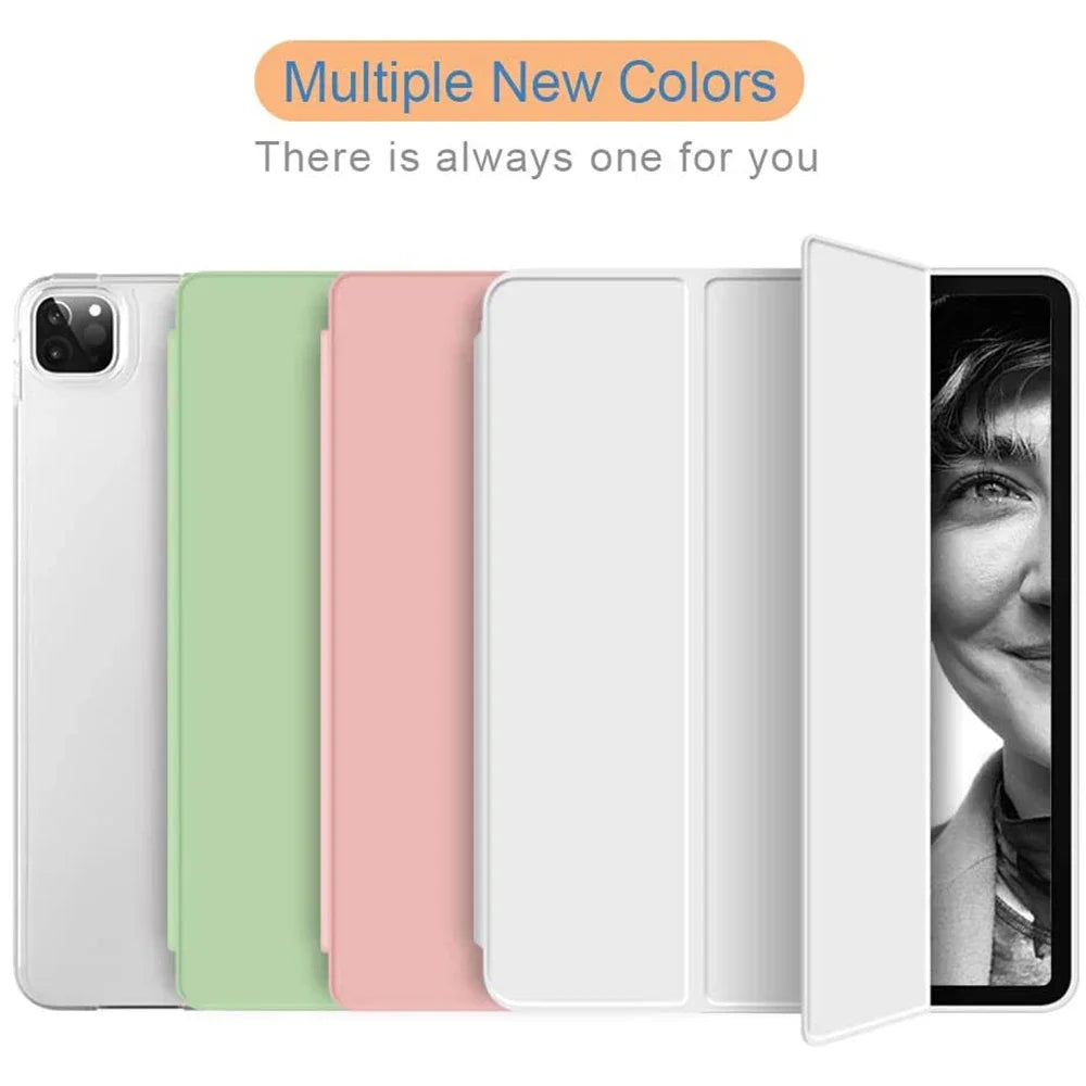 Magnetic Case for iPad Pro11 M4 M2 M1 Case iPad Air11 M3 M2 2025 2024 Air5 4 10th Gen 10.9 A16 11th Tri-fold Case 10.5 10.2 9.7
