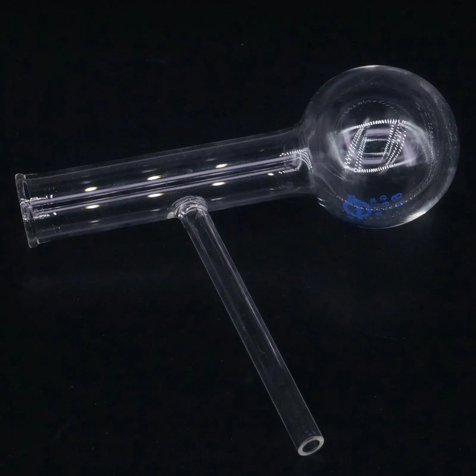 60ml Glass Distillation Flask Round Bottom with Side Arm Distilling Lab Flask - KiwisLove