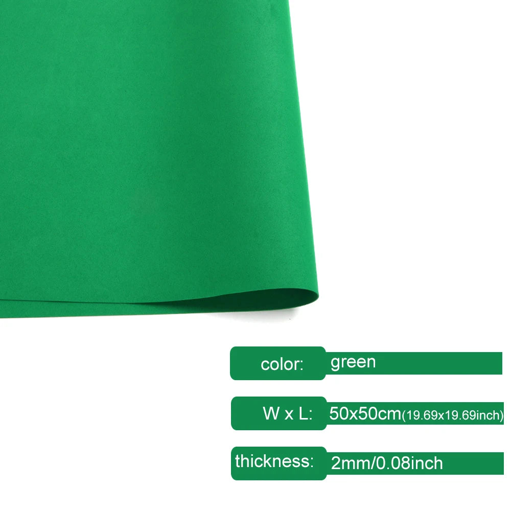 1 Pcs 2mm Colorful  EVA Foam Sheets 50x50cm, Colorful Craft Foam Paper for DIY, Cosplay, Scrapbooking, Arts & Crafts Projects