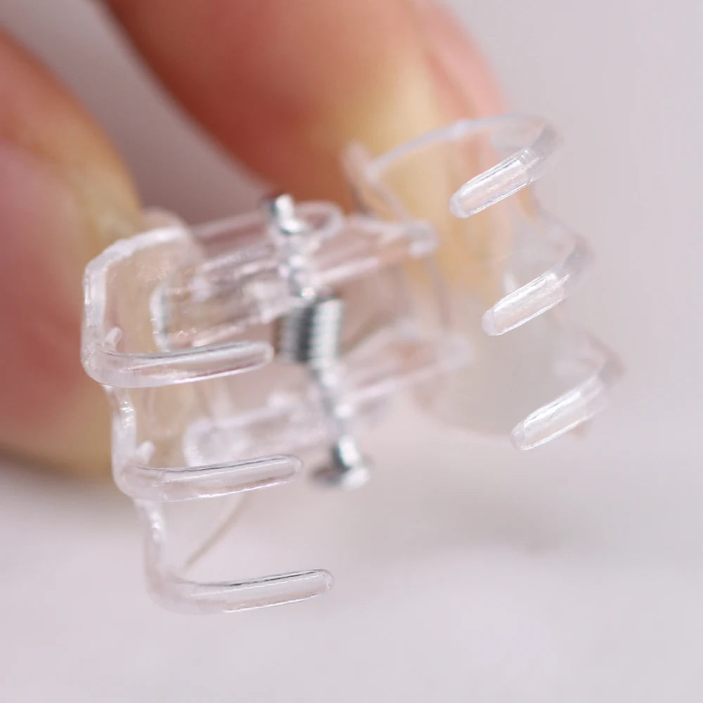 30/50PCS Transparent Garden Plant Clips Clear Plastic 6-Claw Orchid Clamp Flower Climbing Stem Butterfly Decorative  Support Too