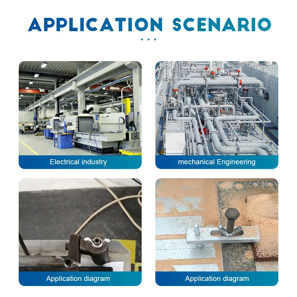 NINDEJIN  Butterfly Wing Nuts M3 M4 M5 M6 M8 M10 M12 Stainless Steel Wing Nuts Zinc Plated Hand Tighten Nut DIN315 - KiwisLove