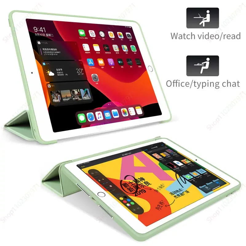 Ultra Slim Case for iPad Air 5th Air 6th Generation M2 2024/Air4th 10.9 iPad Pro11 M4 ipad 7 8 9th 10th Gen Air3 10.5 Sleep wake
