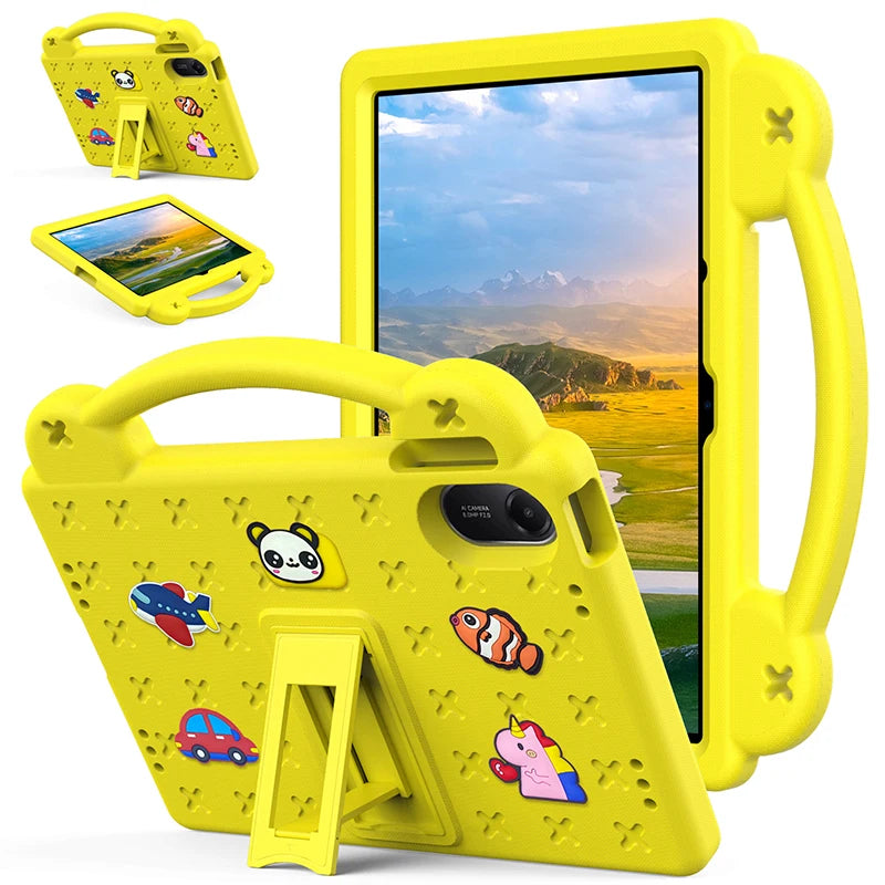 EVA Bear Case for Xiaomi Redmi Pad 2 2025 11inch Tablet Case Kids Friendly Shockproof Stand Protective Case for Redmi Pad 2 11"
