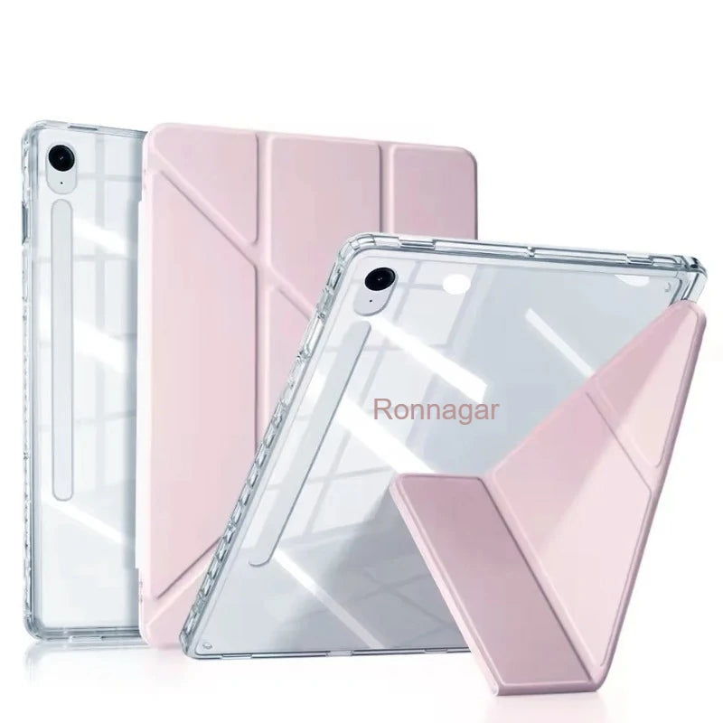 Y Fold Case for Samsung Galaxy Tab S10 FE+ Plus 13.1 inch 2025 SM-X620/X626 S7 S8 S9 11'' S10 FE 10.9'' S7+ S8+ S9+ 12.4'' Case