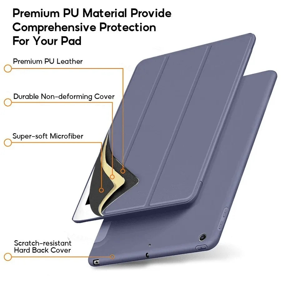 For Samsung Galaxy  Case Tab S10 S6 lite 10.4 Tab A11 A9 plus A8 A7 S8 S9 fe 10.9 S11 11 8.7 FE 12.4 Smart Auto Sleep Wake Cover