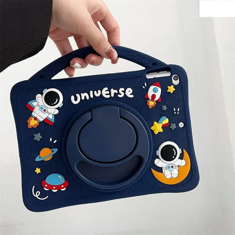 360° Rotatable Case for Xiaomi RedMi Pad 2 11 inch 2025 Soft Silicone Case for Redmi Pad SE 2023 11'' 8.7'' Mi Pad6 5 Pro11 inch