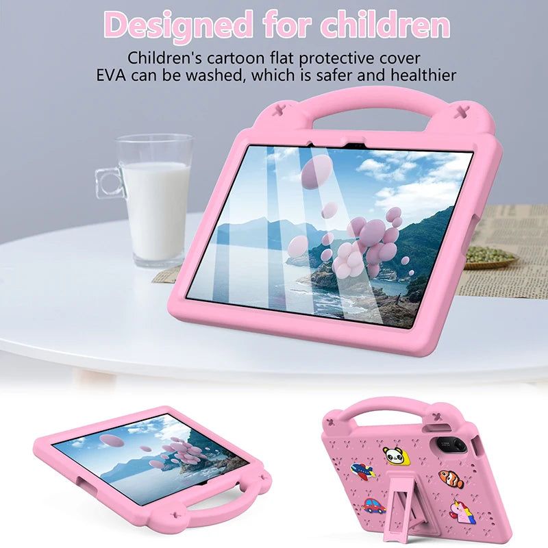 EVA Bear Case for Xiaomi Redmi Pad 2 2025 11inch Tablet Case Kids Friendly Shockproof Stand Protective Case for Redmi Pad 2 11"