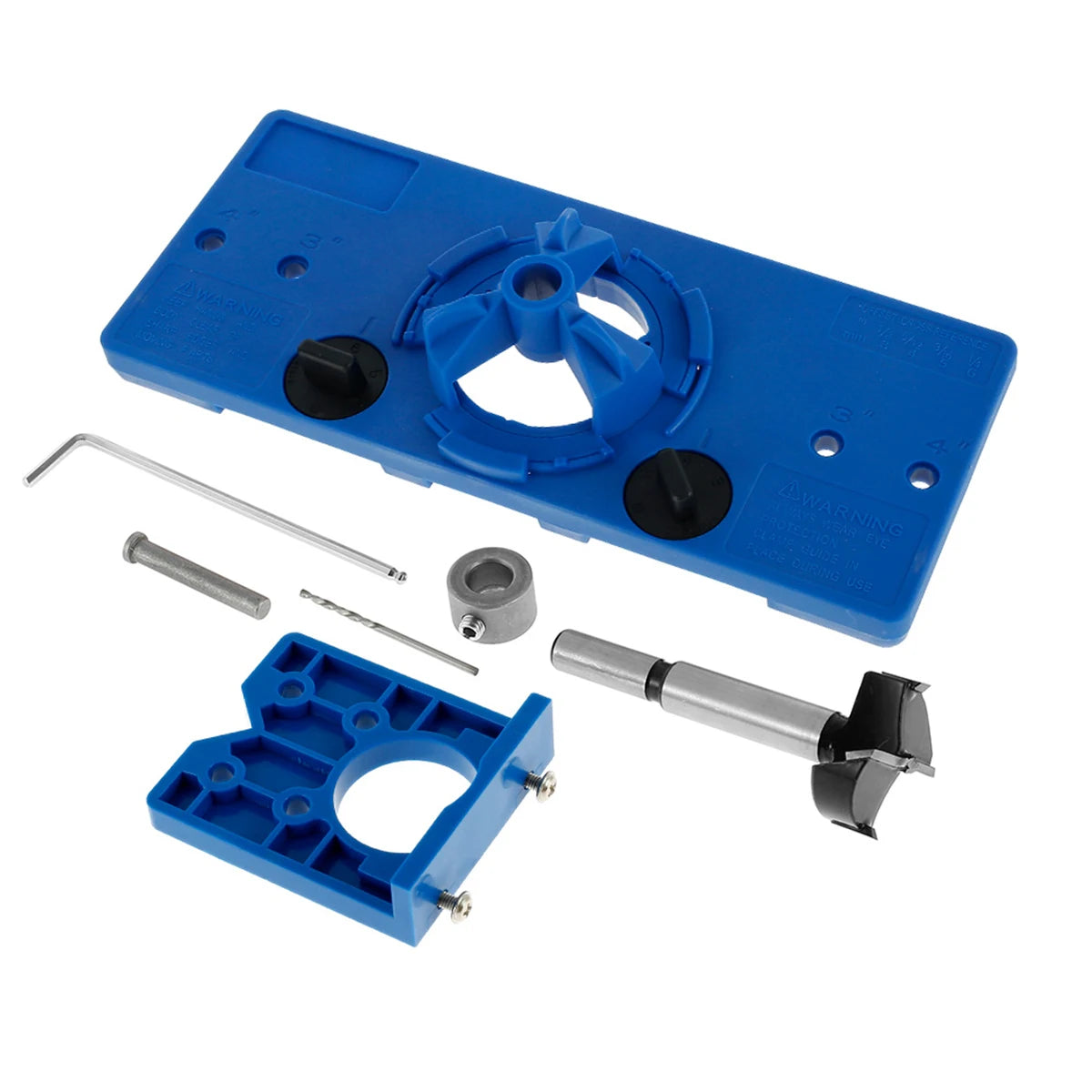 Shelf Pin Jig 1/4 Inch Aluminum Alloy Shelf Pin Drilling Guide 32mm Spacing Woodworking Straight Hole Drilling Jig Hardware