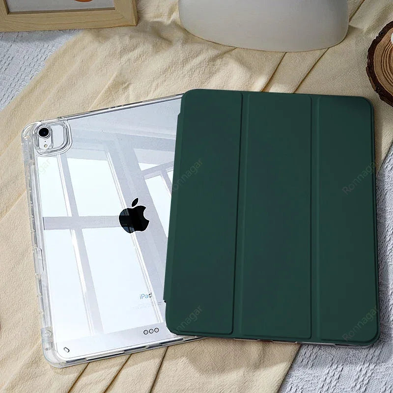 For 2025 iPad 11th A16 Case Air11 13'' iPad 10th 9th 8th Gen 10.2 10.5 iPad Pro11 M4 Air4 5 10.9in 12.9 M2 M3 Pencil Holder Case