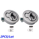 1/2/4pcs RV Boat 2 inch/50mm Flush Door Pull Hatch Slam Latch Marine Deck Cabinet Hardware for RV Yacht Latch - KiwisLove