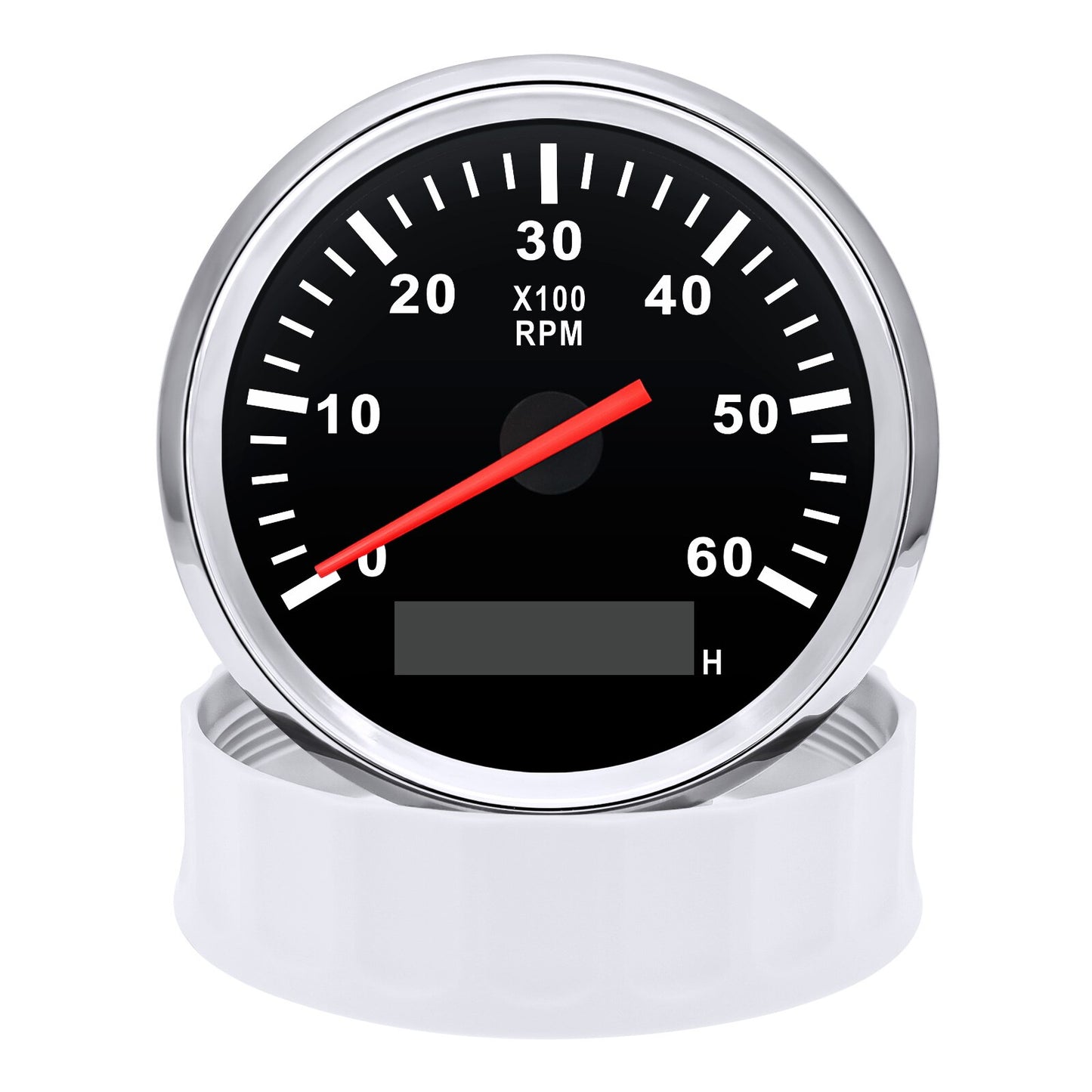 12V/24V 85mm Marine Tacho Meter Gauge LCD Digital Hourmeter Boat Tachometer 3000~8000RPM Toerenteller Hour Meter RPM Sensor - KiwisLove