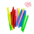 20Pcs Set Multi Hair Perm Rods Random Color Long Spiral Hair Curler Roller Hair Perm Rods Hairdressing Styling Tool
