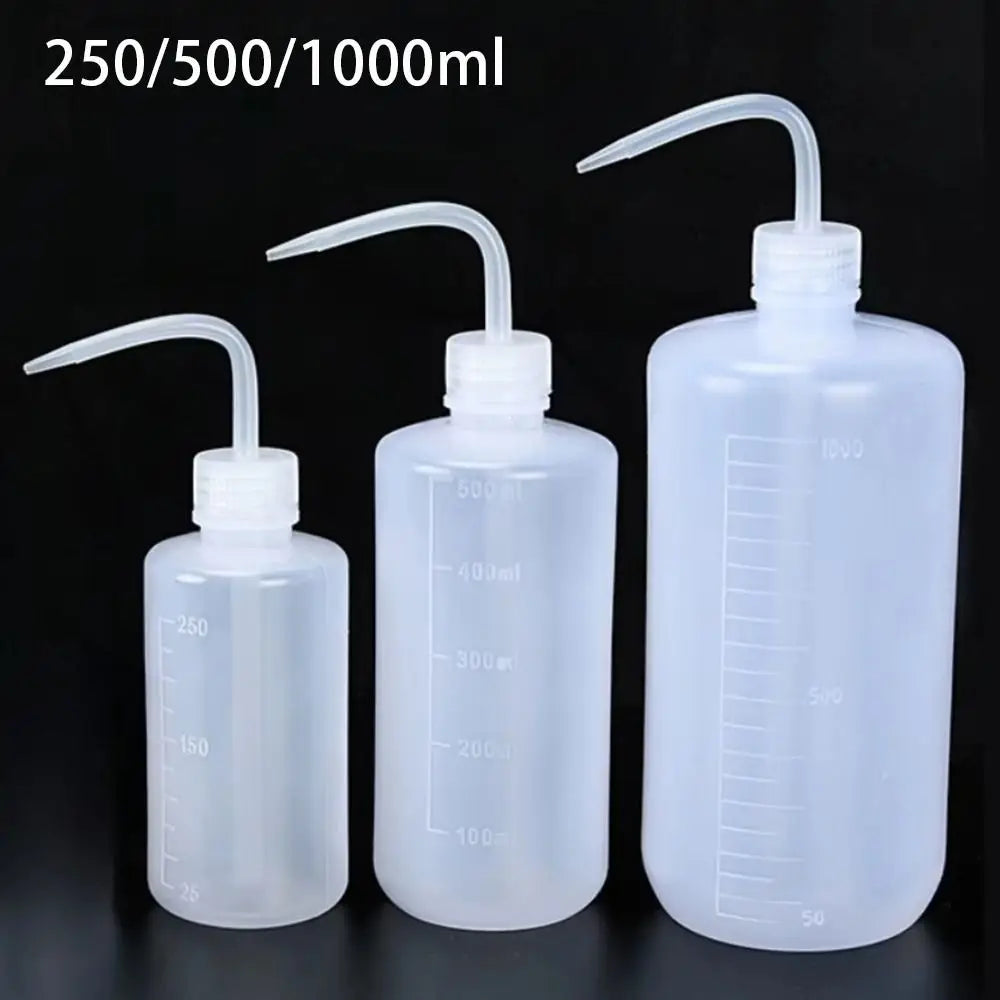 1Pcs Washing Clean Wash Bottle Makeup Supplies Plastic Laboratory Measuring Bottles 250/500/1000ml Eyelash Extension Cleaning - KiwisLove