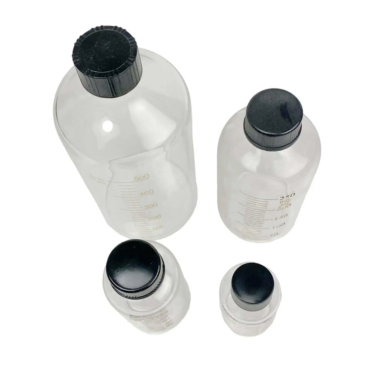 50ml 100ml 150ml 200ml 250ml 500ml Borosilicate Glass Scale Serum Bottle Reagent Sample Bottle Lab - KiwisLove
