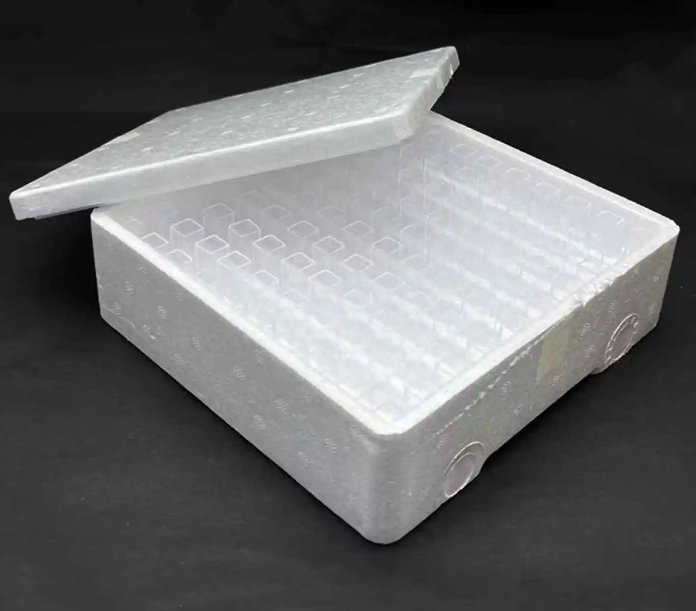 Box 100pcs 4.5ml Square Plastic Test Tubes vials container craft cuvette Lab Kit Tools - KiwisLove