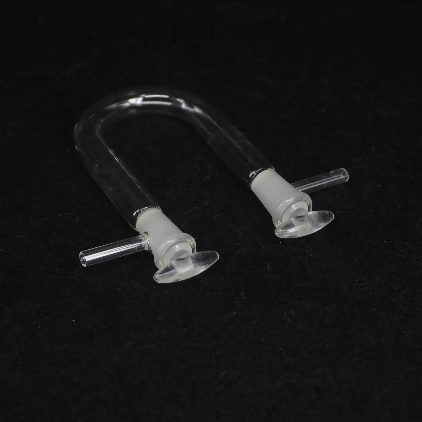 13x100mm Drying Glass Tube Adapter U shape With Stopper and Side Arm Labware - KiwisLove