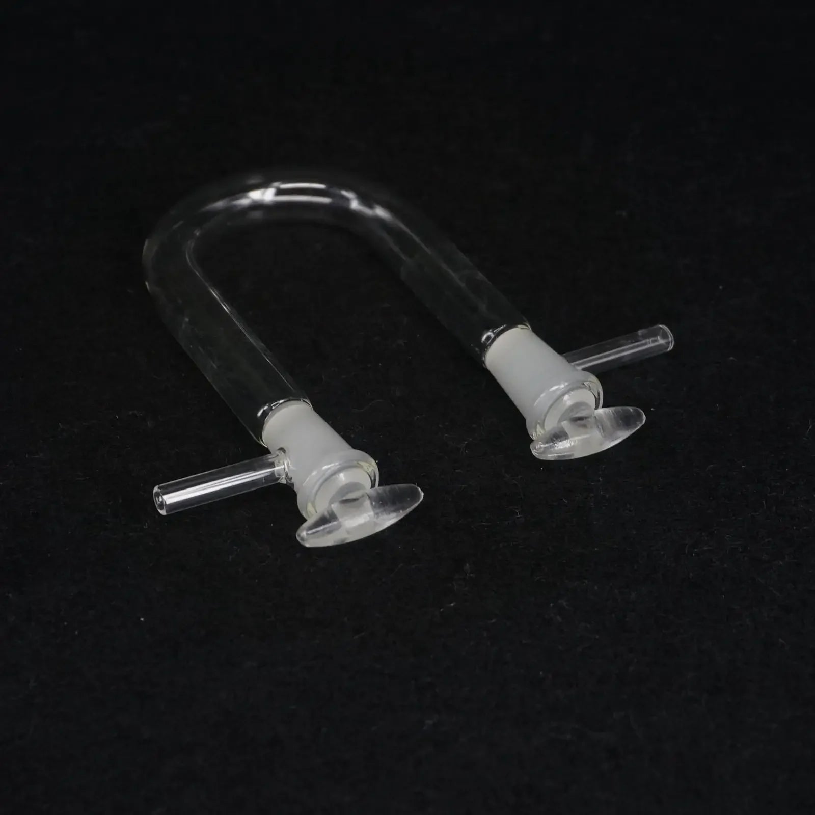 13x100mm Drying Glass Tube Adapter U shape With Stopper and Side Arm Labware - KiwisLove