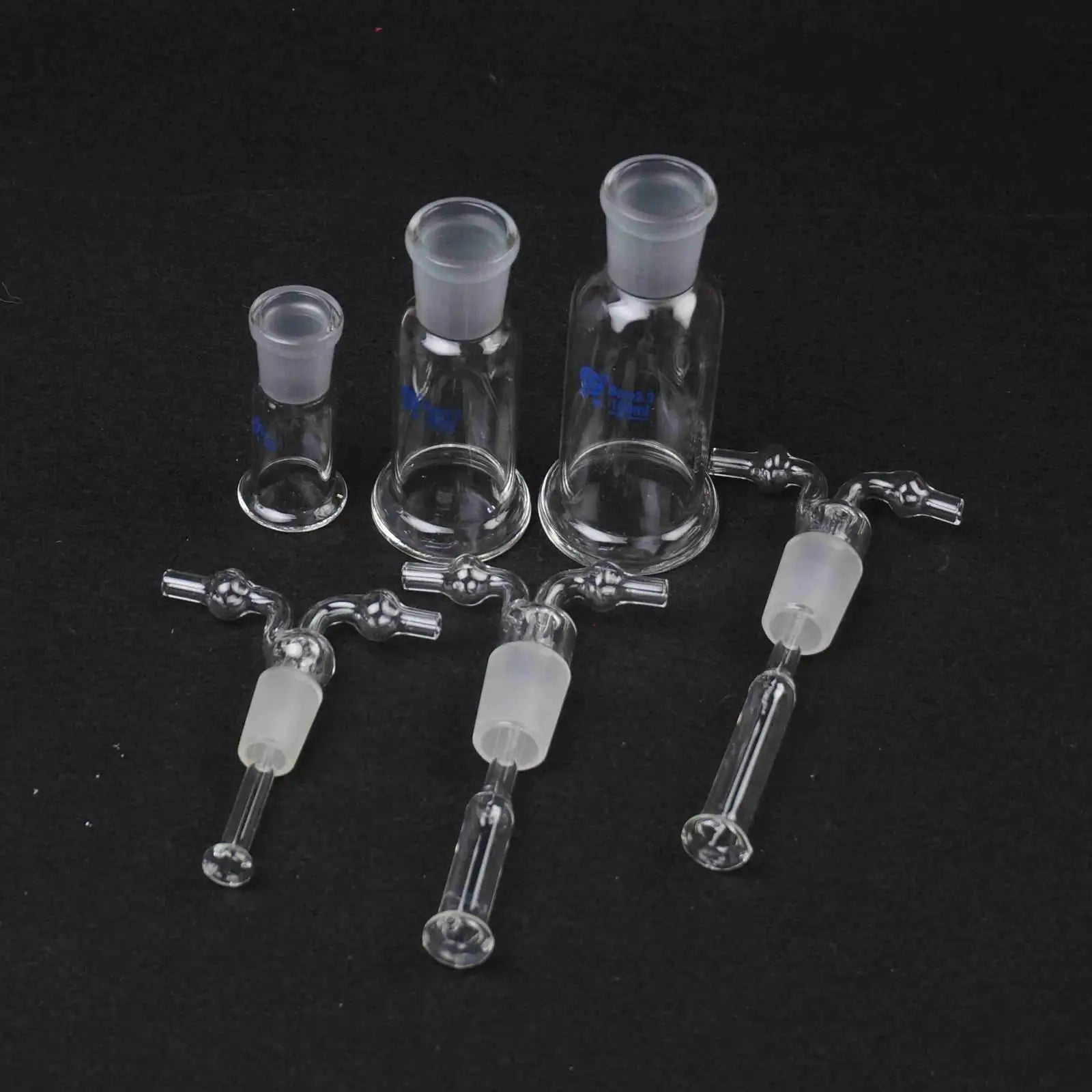 10/25/50/100/150/250/500ml Monteggia Gas Washing Bottle Glass Porous Lab Chemistry Laborotary - KiwisLove