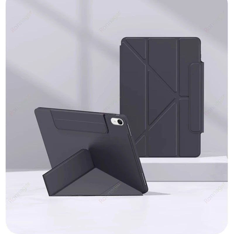 2025 New Y-Folding Case for IPad A16 11th 10th Gen for iPad Air11 13'' Pro11 M4 9th 8th 10.2'' Air4 5 10.9'' Tablet Funda Cover