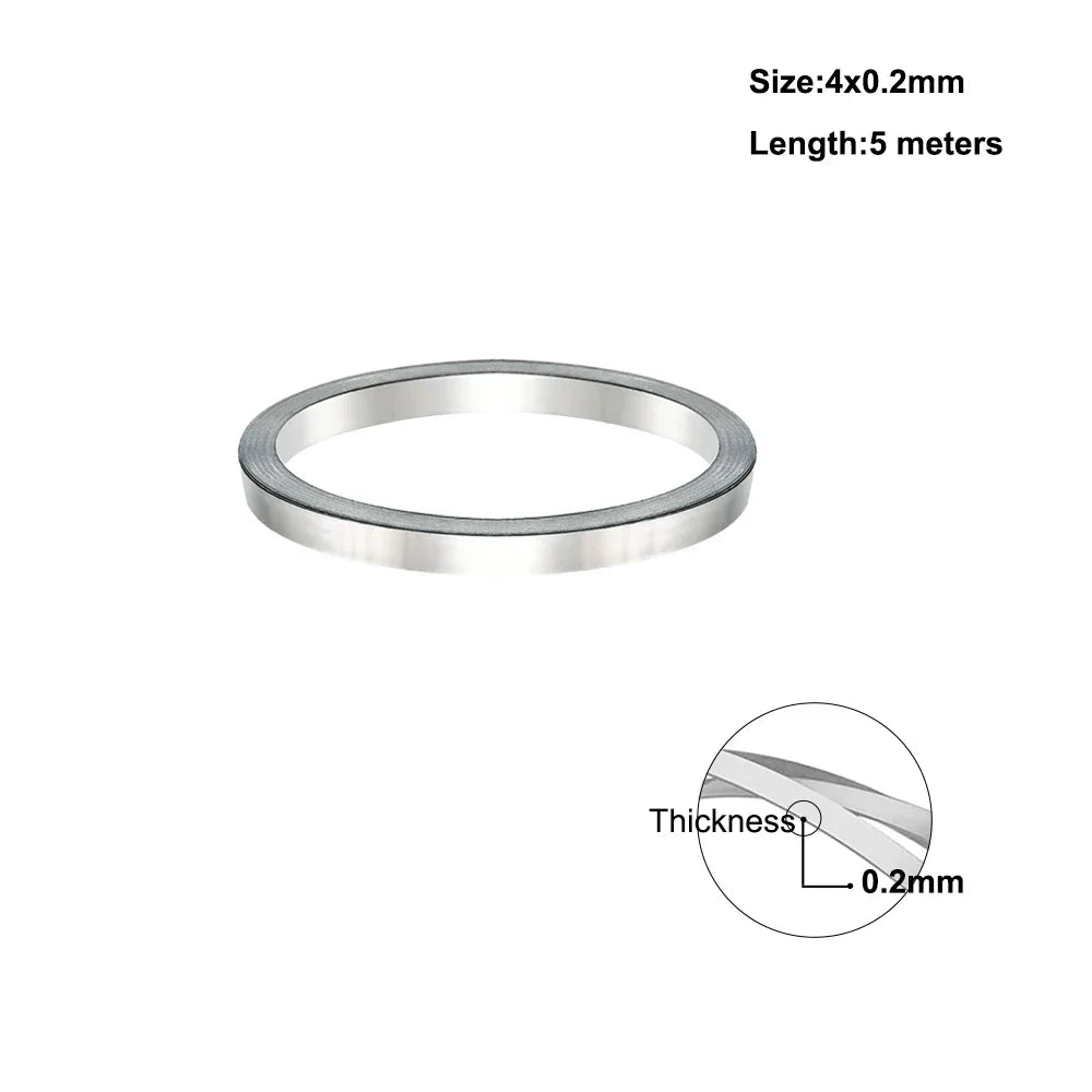 5m Nichrome Flat Heater Wire For Heating Elements Strip Accessories of Vacuum Sealing Packaging Machine Heating Sealer Parts