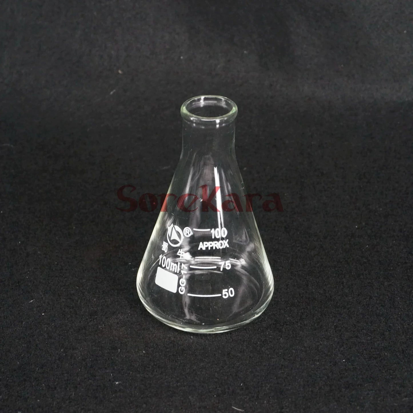 100ml Narrow Neck Borosilicate Glass Conical Erlenmeyer Flask For Chemistry Laboratory - KiwisLove