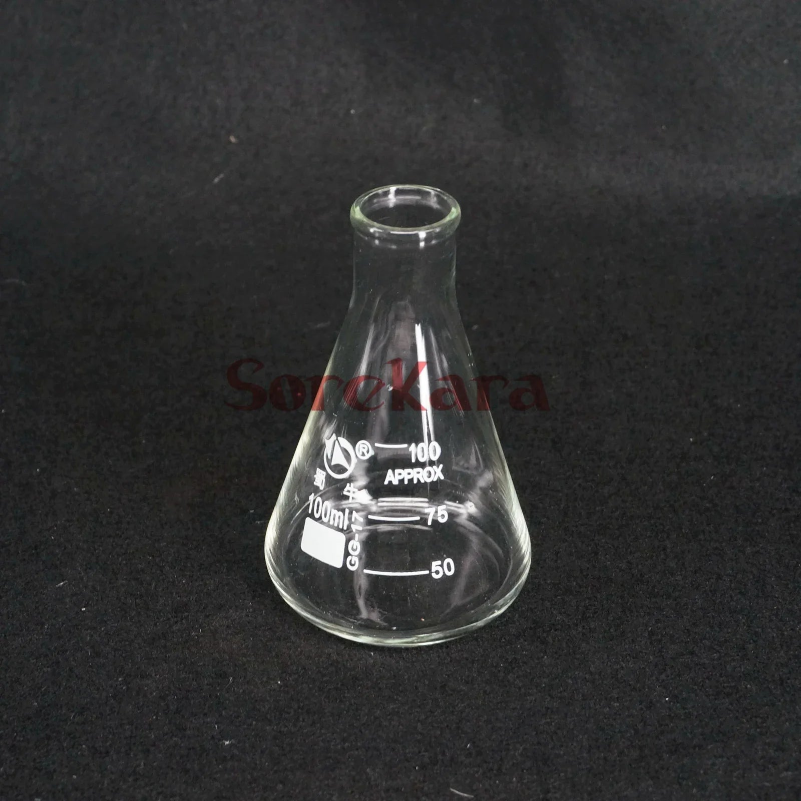 100ml Narrow Neck Borosilicate Glass Conical Erlenmeyer Flask For Chemistry Laboratory - KiwisLove